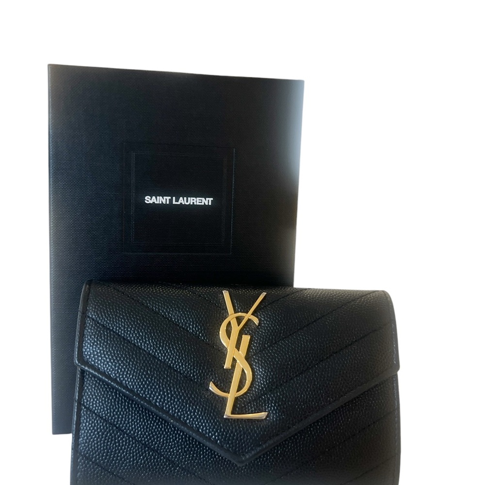 Saint Laurent Monogram Cassandra Wallet